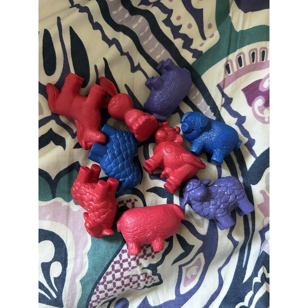 9 Small Farm Animal Figure Lot